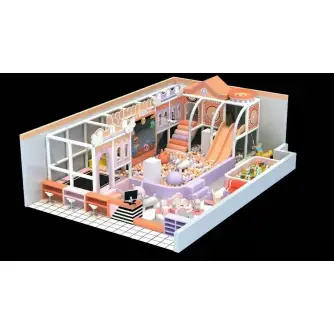 Loc de joacă modular tematic Pastel  