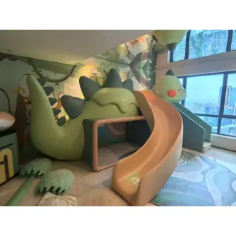 Structură Tematică din Fibră de Sticlă Dinozaurul Prietenos 