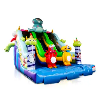 Tobogan Gonflabil Funny Monsters