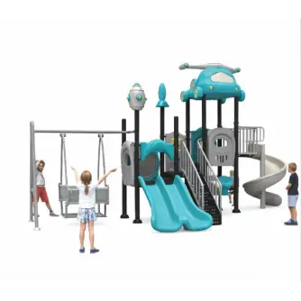 Ansamblu de joacă modular cu tobogane și leagăne BH25-23802